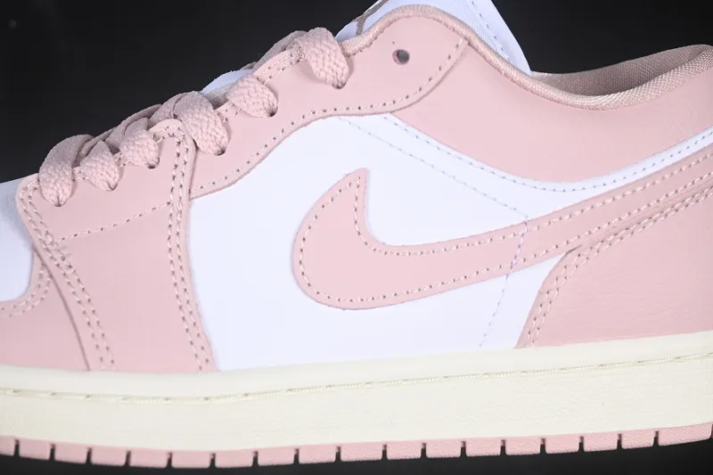 All categories Air Jordan Jordan series basketball shoes Air Jordan 1 Low G version pure original Air Jordan 1 Low AJ1 Joe 1 white pink low-top retro culture basketball shoes DC0774-162